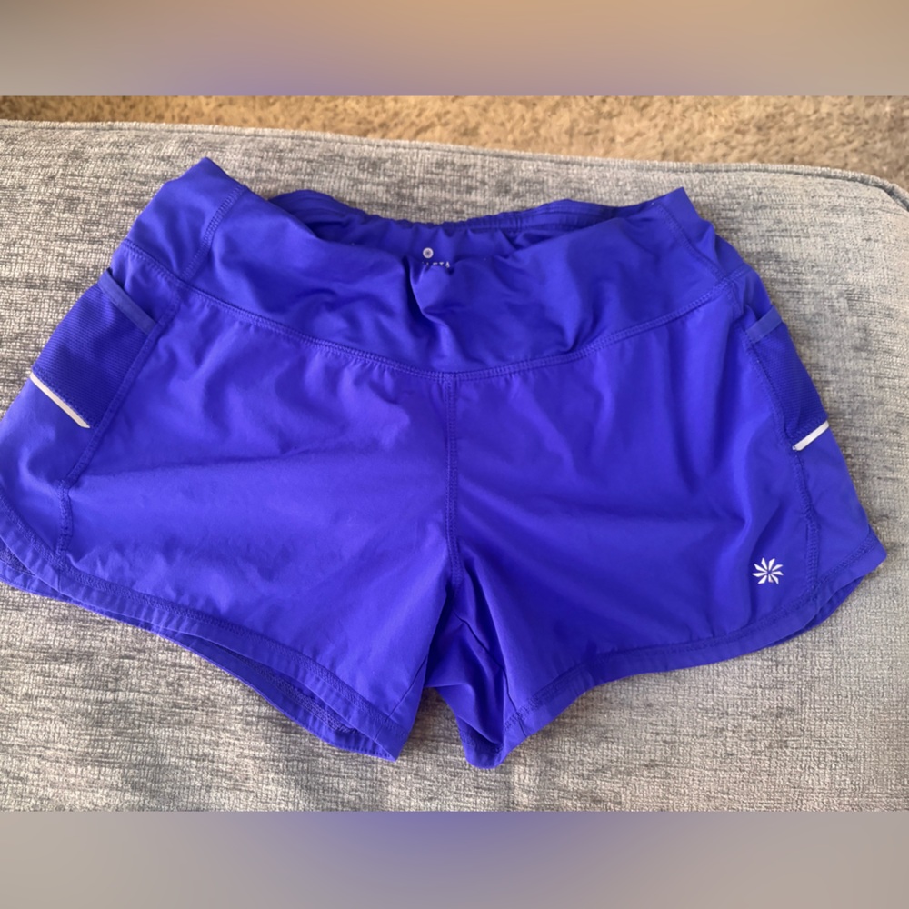 Women's Purple ATHLETA Athletic Running Shorts